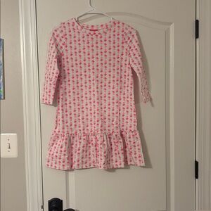 pink and white lilly pulitzer girls dress